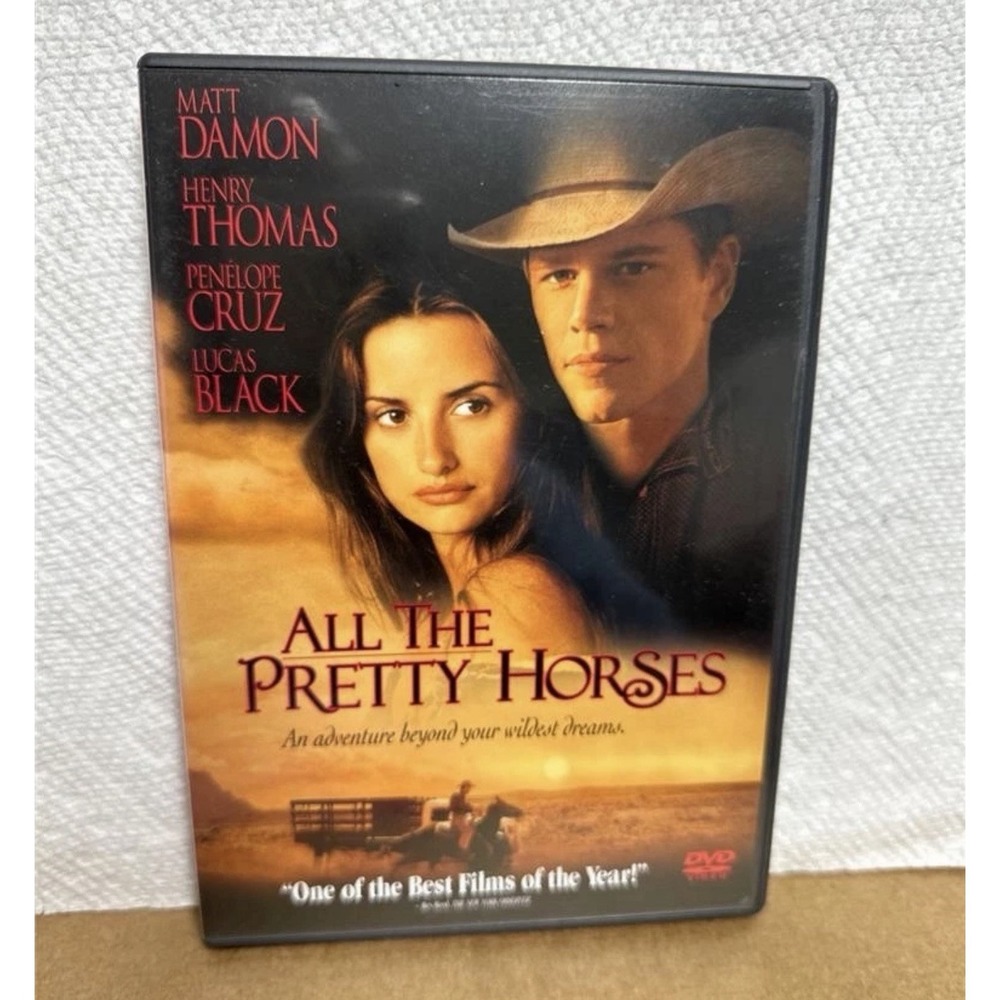 All The Pretty Horses DVD 2000 Matt Damon Penélope Cruz Western Adventure